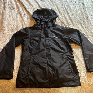 Women’s Columbia Arcadia Rain Jacket, Size Medium, Color Black